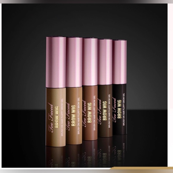 Too Faced medium‎ brown Brush-On Hair Fluffy Eyebrow Gel new - Picture 3 of 7